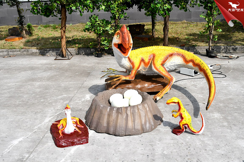 仿真竊蛋龍，仿真恐龍模型租售服務