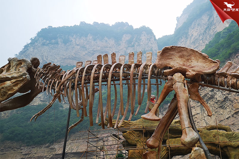恐龍化石骨架，霸王龍化石骨架
