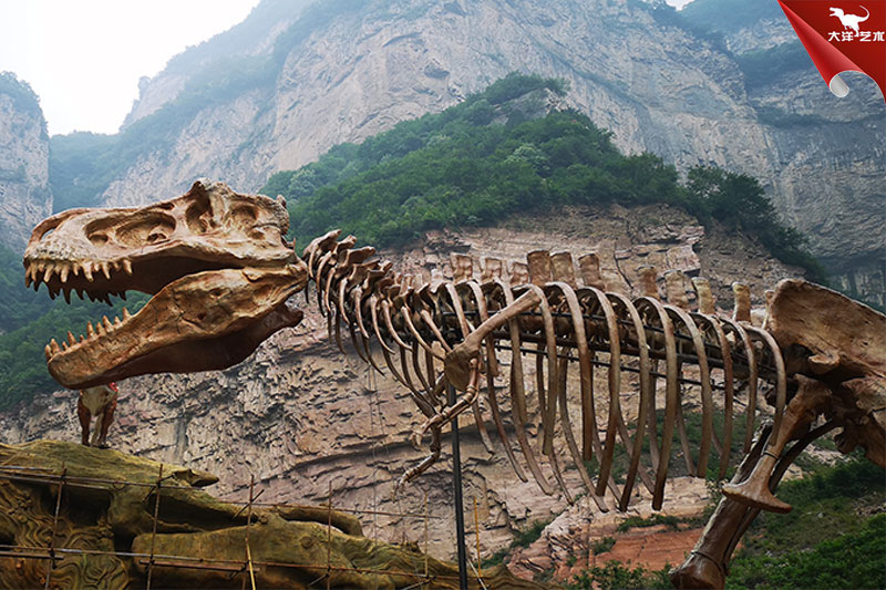 仿真恐龍骨架，霸王龍化石骨架