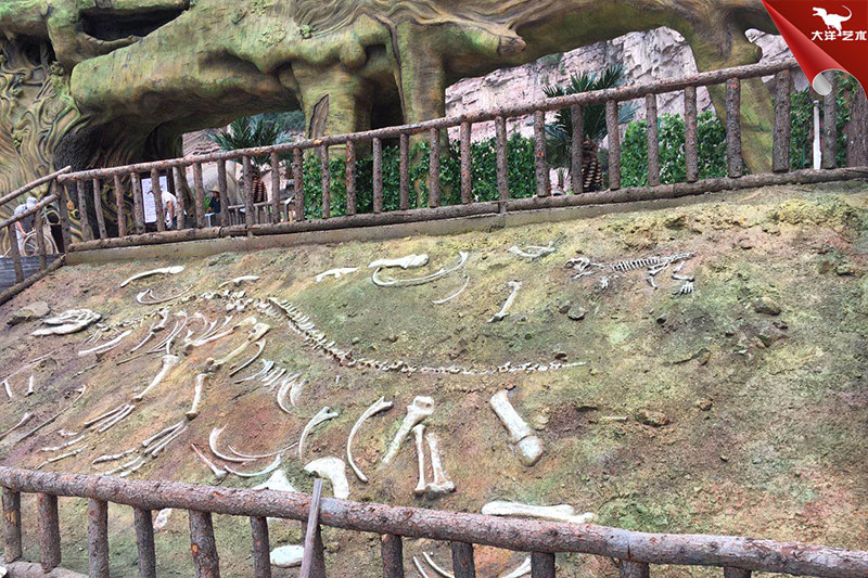 恐龍化石，恐龍骨架模型