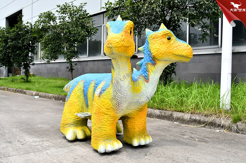 雙頭電動(dòng)恐龍車(chē)，恐龍兒童游樂(lè)車(chē)